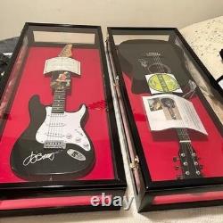 Guitar Display Case Acoustic Electric Wood Cabinet Gibson Fender PRS Holder Rack