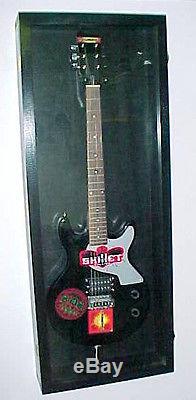 Guitar Display case / Solid hardwood Strat /gibson electric guitar Wood Case