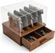 Gun Display Case 5+ Acrylic & Wood Handgun Pistol Revolver Knife Rack Organizer