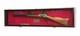 Gun Display Case Cabinet Rifle Cherry Solid Wood Led Light Shotgun Usa Frame 44