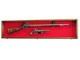 Gun Display Case Cabinet Rifle Walnut Wood Musket Shotgun Frame Shadow Box 54 L