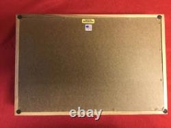 Gun Display Case Knife Pistol 24 x 18 x 3 Revolver Walnut Wood USA Shadow Box