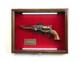 Gun Display Case Large Led Light Walnut Wood Handgun Pistol Revolver Shadow Box