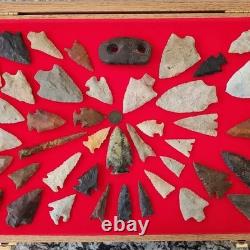 Gun Display Case Pistol 18 x 12 x 4 Oak & Green Revolver Wood USA Shadow Box