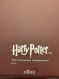 HARRY POTTER COLLECTOR HOGWARTS 10 WAND WOOD WALL DISPLAY CASE no wands included
