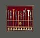 Harry Potter Hogwarts 10 (ten) Wand Wood Wall Display Case -display Case Only