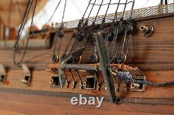 HMS Surprise Tall Ship 37 Wood Model Sale boat With Display Case Assembled