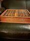 Hunt Round Tip Pens Antique Wooden Store Display Case Glass Top And Stock Drawer