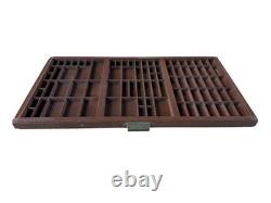 Hamilton Mfg Co Wood Printers Drawer Letterpress Tray Shadowbox Display Case