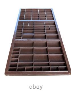 Hamilton Mfg Co Wood Printers Drawer Letterpress Tray Shadowbox Display Case