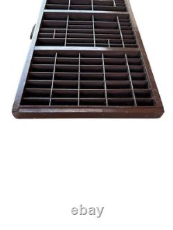 Hamilton Mfg Co Wood Printers Drawer Letterpress Tray Shadowbox Display Case
