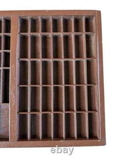 Hamilton Mfg Co Wood Printers Drawer Letterpress Tray Shadowbox Display Case
