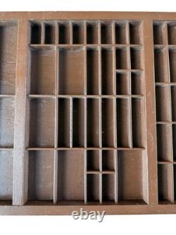 Hamilton Mfg Co Wood Printers Drawer Letterpress Tray Shadowbox Display Case