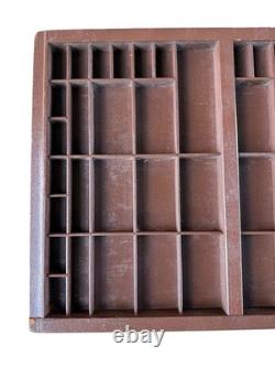 Hamilton Mfg Co Wood Printers Drawer Letterpress Tray Shadowbox Display Case