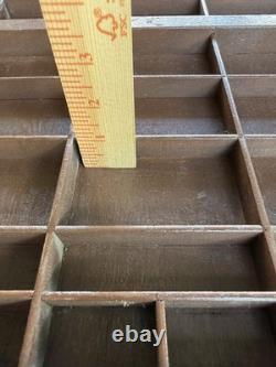 Hamilton Mfg Co Wood Printers Drawer Letterpress Tray Shadowbox Display Case