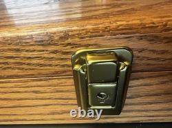 Hand Crafted Solid wood Storage boxes, gun case, Velvet display box