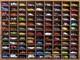 Hand Crafted Wood Wall Display Case For Matchbox/hot Wheels 164 Walnut Stain