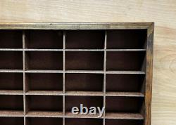Hand Crafted Wood Wall Display Case for Matchbox/Hot Wheels 164 Walnut Stain