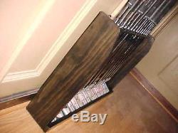 Hand Made USA Wood Floor Rack Case Display Up To 14 Golf Clubs Set Irons Putters