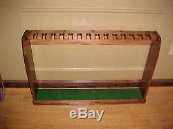 Hand Made Wood Floor Display Rack Case for 14 Scotty Cameron Putters Golf Clubs