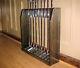 Hand Made In Usa Solid Wood Display Rack Case For 9 Golf Clubs Irons Putters