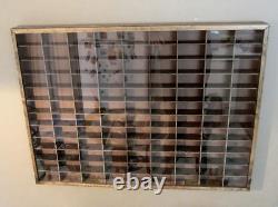 Handcrafted Wall Display for Matchbox/Hot Wheels 164 WithMOD COVER Walnut Stain