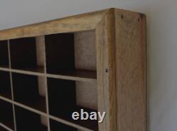 Handcrafted Wall Display for Matchbox/Hot Wheels 164 WithMOD COVER Walnut Stain