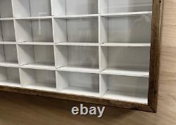 Handcrafted Wall Display for Matchbox/Hot Wheels 164 WithMOD COVER White/Walnut