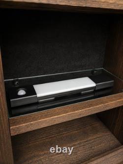 Handcrafted Watch & Cologne Display Cabinet Includes 4 Watch Display Stands