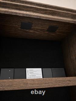 Handcrafted Watch & Cologne Display Cabinet Includes 4 Watch Display Stands