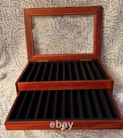 Handmade Exotic Wood Pen Collection 19 Pens with Premium Rosewood Display Case