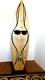 Handmade Solid Wood 2.5 Ft High Surfboard Sunglasses Display Case For Home/store