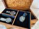 Handmade Thuya Wood Jewelry Watch Box Organizer With Key, Wedding, Anniversary Gif