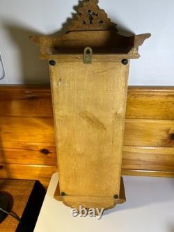 Hardwood Wood Wooden Glass Wall Hung Mount Display Curio Cabinet Case Box
