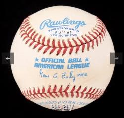 Harmon Killebrew Signed OAL Baseball PSA/DNA Twins HOF Auto + Wood Display Case