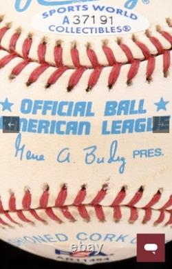 Harmon Killebrew Signed OAL Baseball PSA/DNA Twins HOF Auto + Wood Display Case