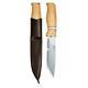 Helle Sylvsteinen Knife With Leather Case Handmade In Norway Display Model