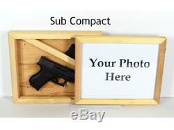 Hidden gun storage case, concealment furniture cabinet, wall safe, slide light