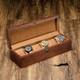 High Class Solid Wood Wooden Display Watch Box Case Chest With Lock 6 Slots