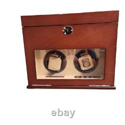 Hives And Honey Watch Winder Wood Display Case Storage Organizer Valet Jewelry