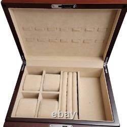 Hives And Honey Watch Winder Wood Display Case Storage Organizer Valet Jewelry