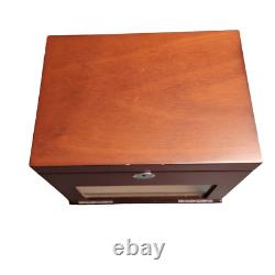 Hives And Honey Watch Winder Wood Display Case Storage Organizer Valet Jewelry