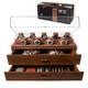 Holme And Hadfield Premium 17-slot Wooden Display Case- Extra Large Handcrafted