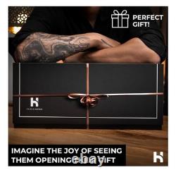 Holme And Hadfield Premium 17-Slot Wooden Display Case- Extra Large HandCrafted