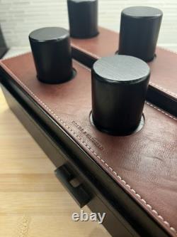 Holme And Hadfield The Legacy 7 Watch Display Case Box Black with Leather Mint Holme And Hadfield The Legacy 7 Watch Display Case Box Black with Leather Mint