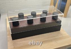 Holme And Hadfield The Legacy 7 Watch Display Case Box Black with Leather Mint