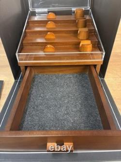 Holme & Hadfield Knife Deck Display Case Boxed Wood Acrylic EDC
