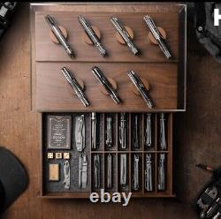 Holme and Hatfield The Armory Walnut Knife Display Case Handsome / 20-30 Knives