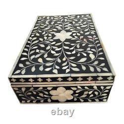 Home Decorative Bone inlay Handmade box Bone inlay storage Box Gift Box Floral