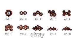 Honeycomb wooden watch display case for timepiece collection, Watch box for men